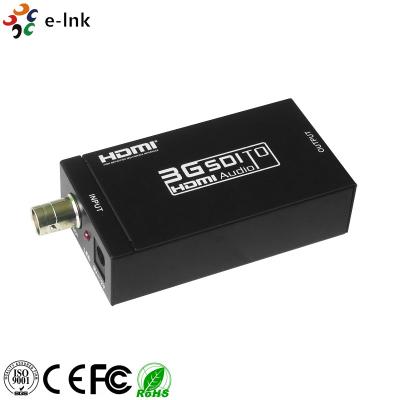 중국 Fiber video Converter Mini 3G/HD/SD-SDI to HDMI Converter Allows SD-SDI, HD-SDI and 3G-SDI signals 판매용