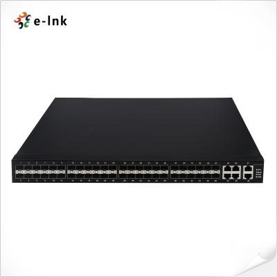 China 48 Ports Gigabit SFP Managed Fiber Switch With 6-Port Combo Ethernet + 4-Port 10G SFP for sale