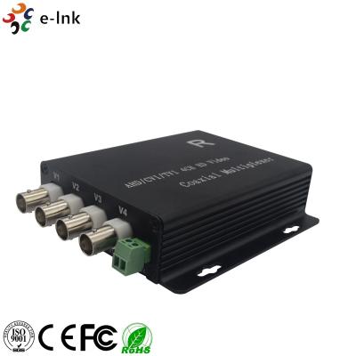 China 4 CH CVI/AHD/TVI HD/Coaxial Multiplexer CVI/AHD/TVI Video Signal For Camera Over 1 Coaxial Cable for sale
