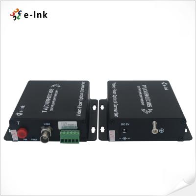 China 1 Channel 5MP HD AHD CVI TVI CVBS 4-in-1 Analog Video Fiber Converter For PTZ Camera for sale