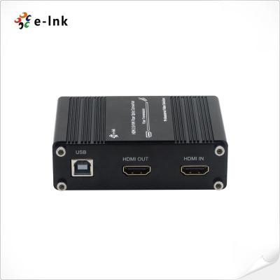 China Mini 4K/60Hz HDMI 2.0 KVM USB over Fiber Optic Extender for sale