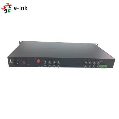 China Análogo Coaxial a convertidor de fibra 1080P HD AHD CVI TVI CVBS Video transmisor receptor en venta