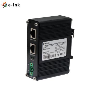 China 48V DC Output 2.5G PoE Injector 802.3bt 95W Power With 12-48V DC Input for sale