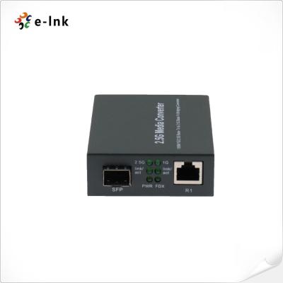 China 100M/1G/2.5GBase-T naar 2.5G Base-SX/LX Fiber Media Converter Te koop