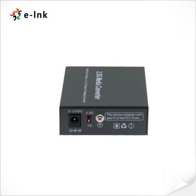 China 100M/1G/2.5GBase-T naar 2.5G Base-SX/LX Fiber Media Converter Te koop