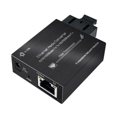 Chine Convertisseur multimédia Ethernet de type micro 10/100/1000Base-Tx à 100/1000Base-Fx à vendre