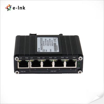 Chine L'extenseur industriel à 1 port 802.3at PoE+ à 4 ports 802.3af/à Gigabit PoE à vendre