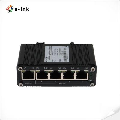 Chine Prolongateur PoE++ industriel 1 port 802.3bt vers 4 ports Gigabit PoE 802.3af/at à vendre