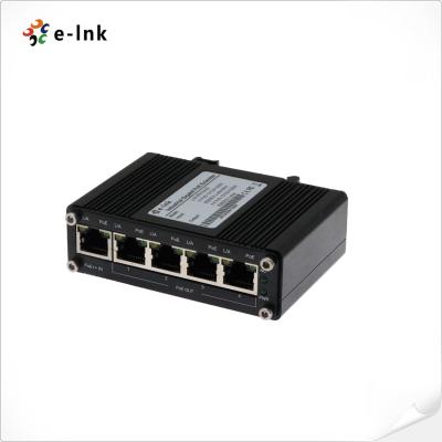 Chine Prolongateur PoE++ industriel 1 port 802.3bt vers 4 ports Gigabit PoE 802.3af/at à vendre
