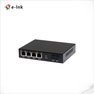Chine Convertisseur de fibres de l'écran LED avec port de fibres SC 1x10G + ports Ethernet RJ45 4 x 10/100/1000M à vendre