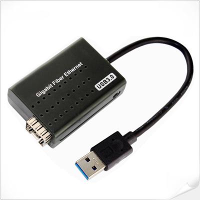 中国 シングルポートUSB3.0 - Gigabit SFP光ファイバーイーサネットメディアコンバーター 販売のため