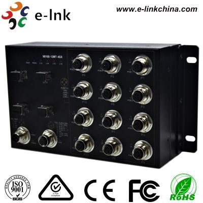 China Switches Ethernet Gigabit Gerenciados Industriais EN50155 for sale