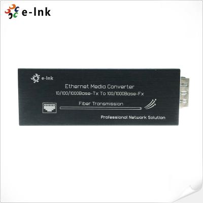 Chine Mini 10/100/1000BASE-T micro au convertisseur de médias de 100/1000BASE-X SFP à vendre