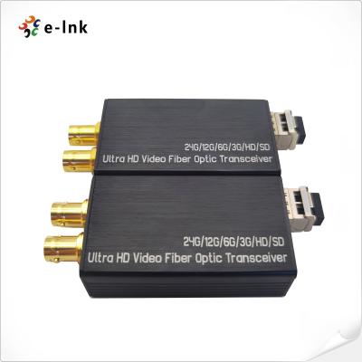 Chine Convertisseur mini 24G-SDI en fibre avec fibre 24G-SDI 2*LC à vendre
