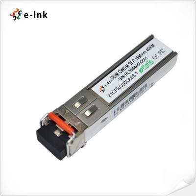 Chine 3G-SDI CWDM 1270~1610nm 40km Vidéo numérique émetteur-récepteur optique SFP (MSA) à vendre