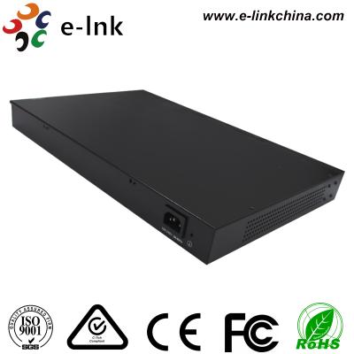 中国 12 10G SFP+ ファイバーポート + 8 10/100/1000M 銅 RJ45 ポート 管理されたイーサネット ファイバー スイッチ 販売のため