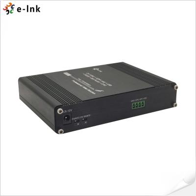 中国 1Ch 1080P DVI + USB KVM + 1Ch RS232 + 1Ch ビディ ステレオ オーディオ + 1Ch GPIO ファイバー エクステンダー 販売のため