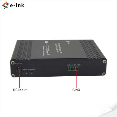 中国 1Ch 1080P DVI + USB KVM + 1Ch RS232 + 1Ch ビディ ステレオ オーディオ + 1Ch GPIO ファイバー エクステンダー 販売のため