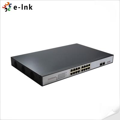 Chine Commutateur PoE non géré 16G + 2SFP avec PoE+ à vendre