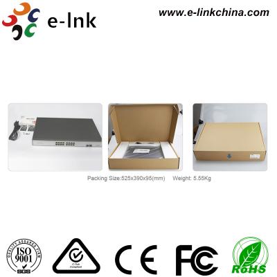 Chine Commutateur PoE non géré 16G + 2SFP avec PoE+ à vendre