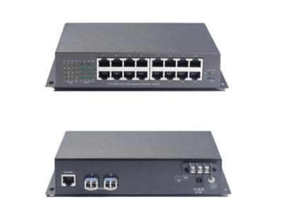 中国 16 x 10/100M TPポート (16POE-PSE - IEEE802.3af 15.4W/30W) + 2 1000M SFP マネージドPoEスイッチ 販売のため