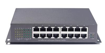 中国 16 x 10/100M TPポート (16POE-PSE - IEEE802.3af 15.4W/30W) + 2 1000M SFP マネージドPoEスイッチ 販売のため