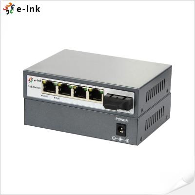 Chine 5 ports 10/100M commutateur PoE avec 1x 60W port PoE haute puissance & 1x SC Fiber Uplink à vendre