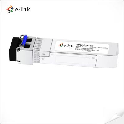 China 1.25Gb/s 120km CWDM SFP Transceiver for sale