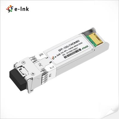 중국 10Gb/s 80km CWDM SFP+ 트랜시버 판매용