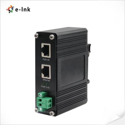 China Industrial 10/100/1000Mbps 802.3at PoE+ Splitter Output Voltage 19VDC for sale
