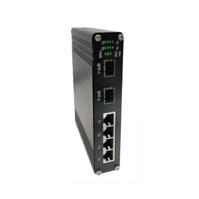 China Commutatore Ethernet a 4 porte industriale 10/100/1000Base-T + 2 porte 1000BASE-X for sale