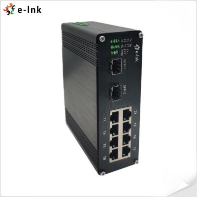 Chine Commutateur Ethernet industriel à 8 ports 10/100/1000T 802.3bt PoE + à 2 ports 100/1000BASE-X à vendre