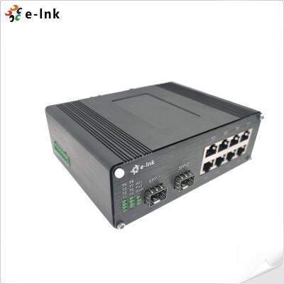 Chine Commutateur Ethernet industriel à 8 ports 10/100/1000T 802.3bt PoE + à 2 ports 100/1000BASE-X à vendre