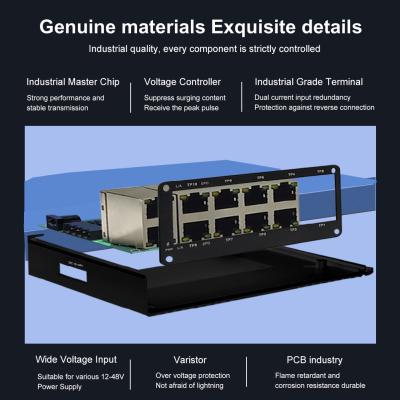 Chine Commutateur d'Ethernet de contrat de Mini Industrial 10-Port 10/100/1000T à vendre