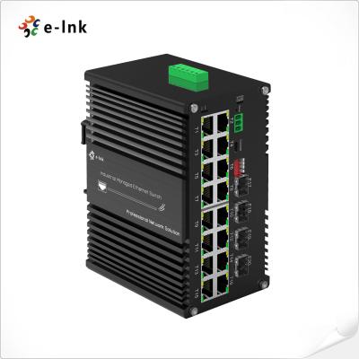 Κίνα Βιομηχανικός L2+ 16-Port 10/100/1000T + 4-Port 1000X SFP Διαχειριζόμενος διακόπτης Ethernet προς πώληση