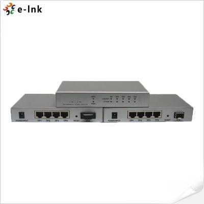 中国 10/100/1000M 管理型 1FX + 4TX 光ファイバー スイッチ 販売のため