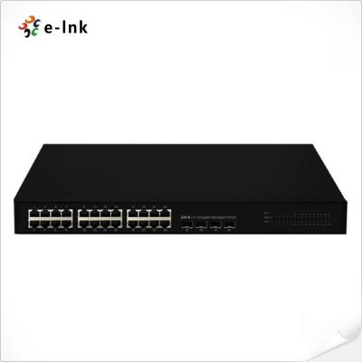 China L3 관리 24G + 4x1000M SFP 이더넷 스위치 for sale