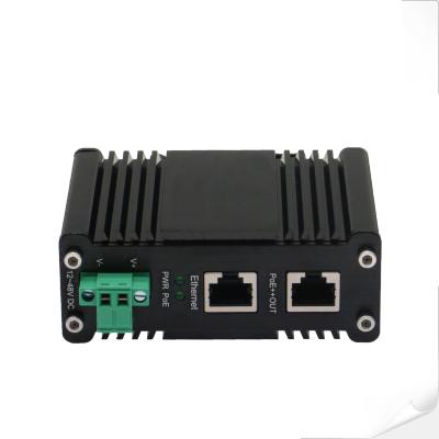 China Industrial Gigabit 95W 802.3bt PoE++ Injector (12~48VDC) for sale