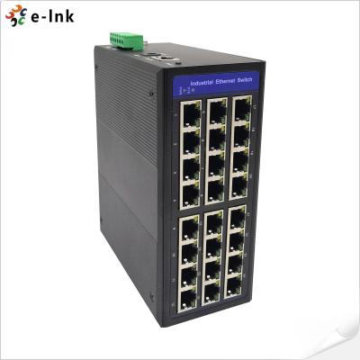 China Gestione dell'industrial 16-port 10/100/1000T 802.3at PoE + 8-port 10/100/1000T Ethernet Switch for sale