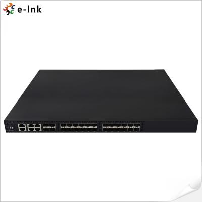 中国 24個の10Gbps SFP+ポート + 4個の10/100/1000Mbps TP/SFPコンボポート搭載マネージドイーサネットファイバースイッチ 販売のため