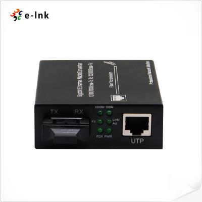China Gigabit Ethernet Media Converter 1000Base-SX/LX 120km SFP Slot for sale