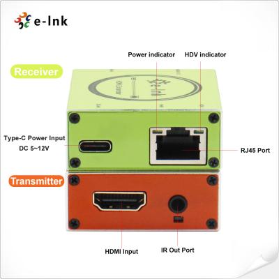 China Mini HDMI Over CAT5/CAT6 Extender with IR - 165ft (50m) 1080p@60Hz for sale