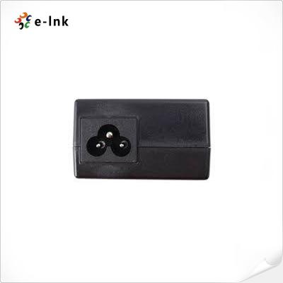 China 10/100/1000Mbps 24V 24W POE Injector with Power Cord for sale