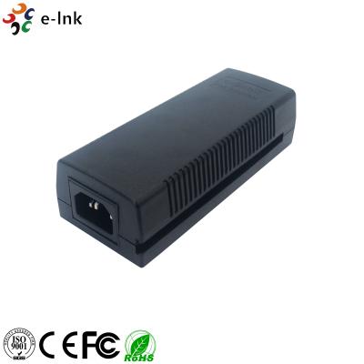 China 56VDC 35W 10/100/1000M Gigabit POE Injector for sale