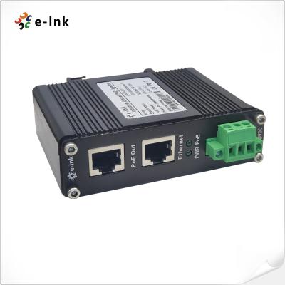 China 80~320VDC Power Input Industrial Gigabit PoE+ Injector for sale