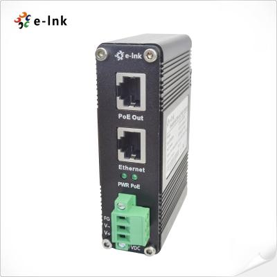 China 80~320VDC Power Input Industrial Gigabit PoE+ Injector for sale