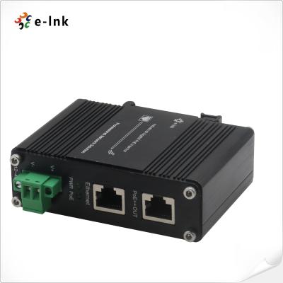 China Industrial Gigabit 100W 802.3bt PoE++ Injector (12~48VDC) for sale