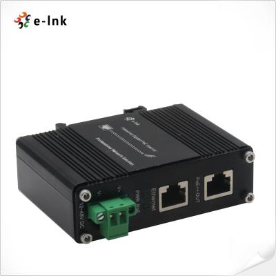 China Industrial Gigabit 100W 802.3bt PoE++ Injector (12~48VDC) for sale