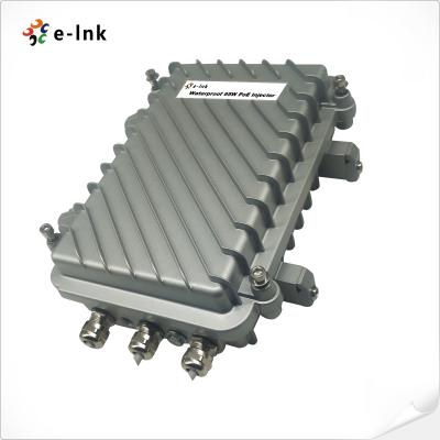 China Outdoor Waterproof Industrial 95W Gigabit PoE Injector with 6KV Surge Protection for sale