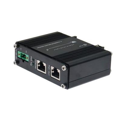 China 12~48V DC Power Input Industrial 2.5G PoE+ Injector for sale